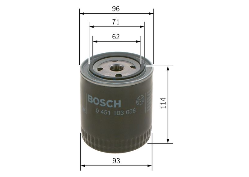 BOSCH 0 451 103 038 Oil Filter