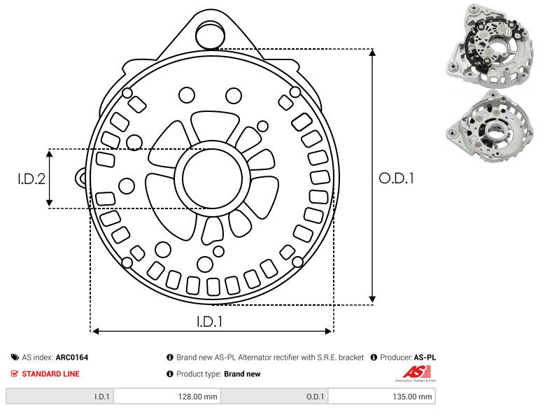 Kaitsekate, generaator, AS-PL ARC0164
