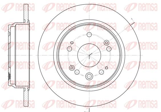 REMSA 6912.00 Brake Disc