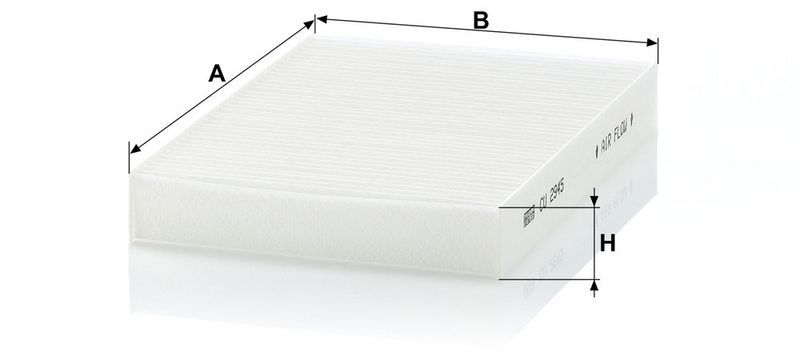 Filter, salongiõhk, MANN-FILTER CU 2945
