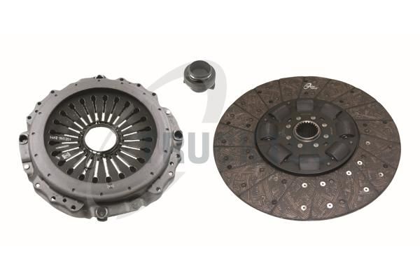 TRUCKTEC AUTOMOTIVE 04.23.025 - Sankabos komplektas