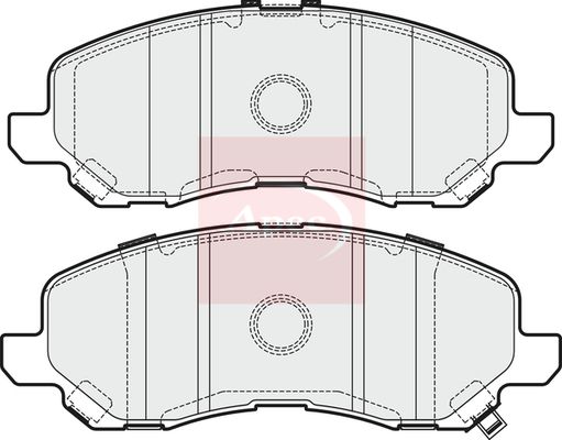 APEC Brake Pad Set, disc brake PAD1918