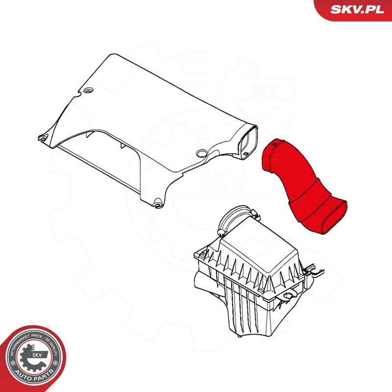 Õhutoru, õhufilter, ESEN SKV 43SKV925