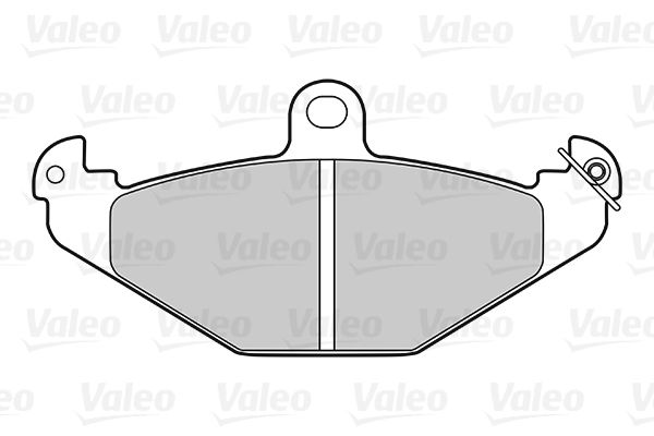 Комплект гальмівних накладок, дискове гальмо, Valeo 301007