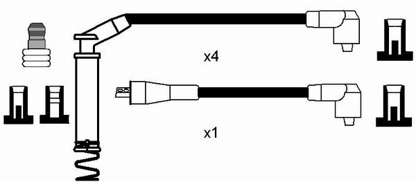 NGK 0806 Ignition Cable Kit