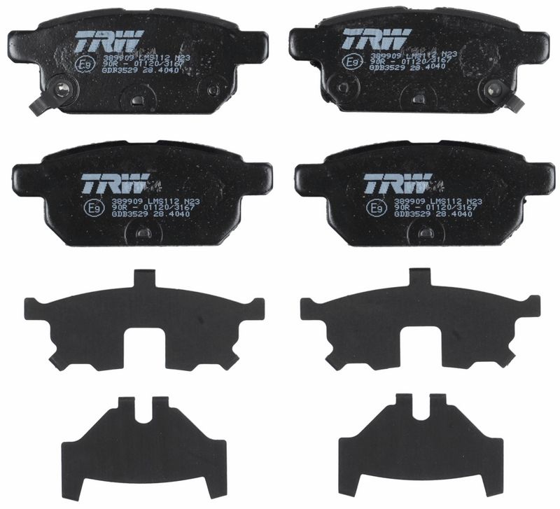 TRW GDB3529 Brake Pad Set, disc brake