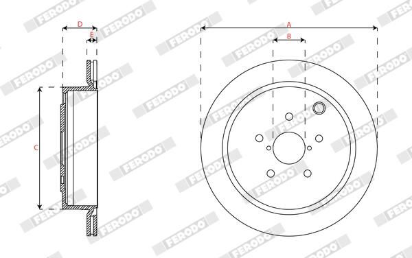 FERODO DDF2167 Brake Disc