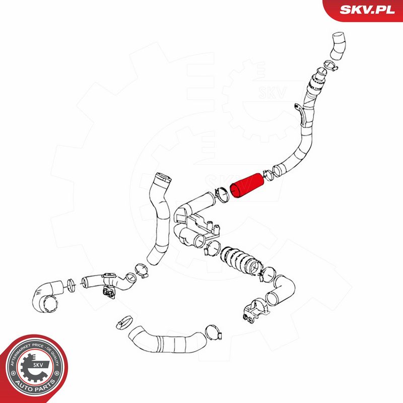 ESEN SKV 43SKV035 Charge Air Hose
