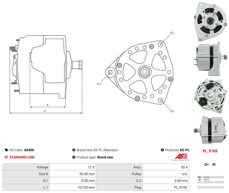 Generaator, AS-PL A0300