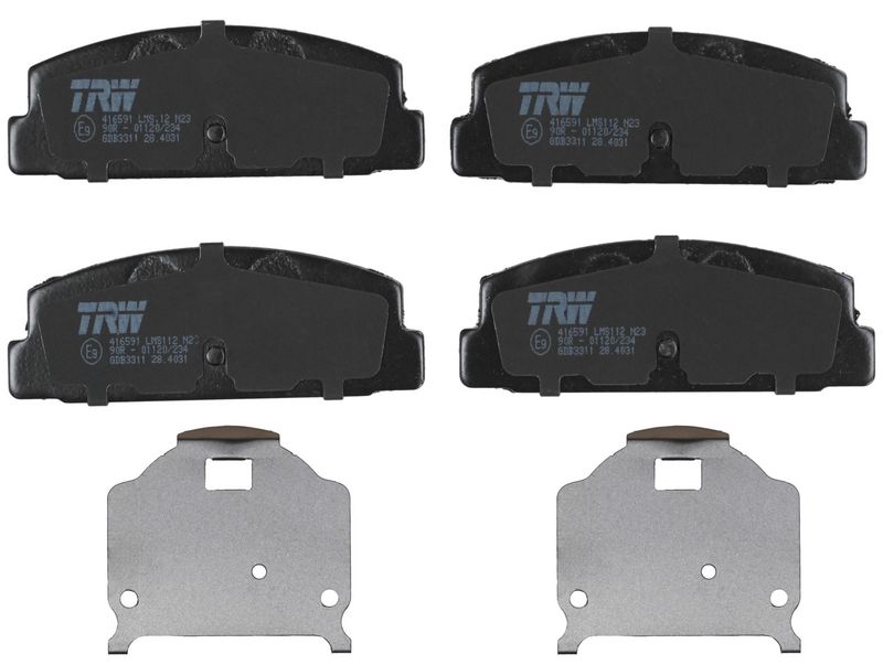 TRW GDB3352 Brake Pad Set, disc brake