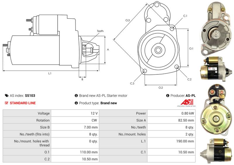 AS-PL S5103 Starter