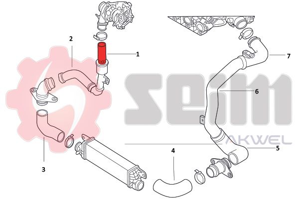 SEIM 982014 Charge Air Hose