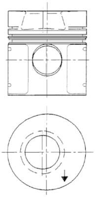 Поршень KOLBENSCHMIDT 93951600 на MERCEDES-BENZ T2/LN1 фургон/универсал