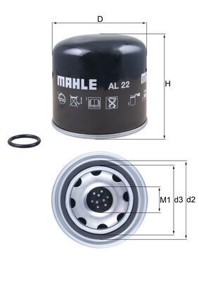 MAHLE Luchtdrogersysteem, pneumatisch systeem AL 22