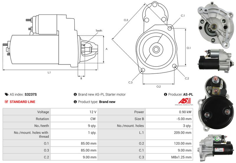 AS-PL S3237S Starter