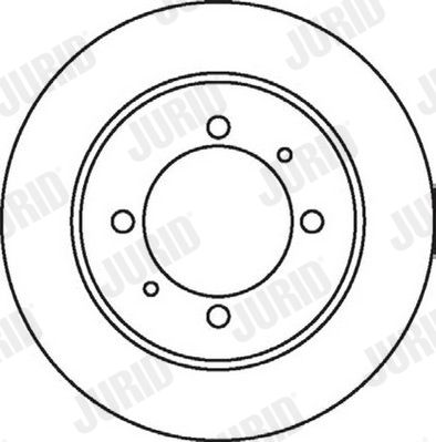 Гальмівний диск задній Mitsubishi Carisma, SpaceStar / Volvo S40, V40 Jurid 562059JC