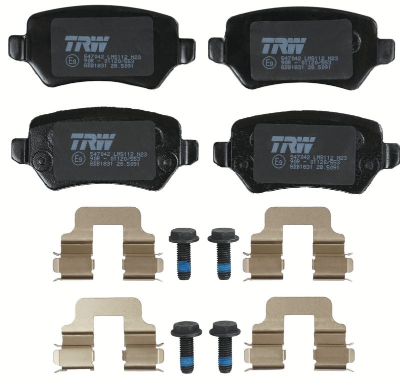 TRW GDB1831 Brake Pad Set, disc brake
