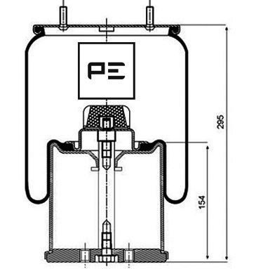 Mech, pneumatické odpružení 084.082-72A