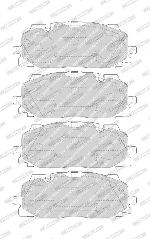 FERODO Plaquettes de frein à disque FDB4967