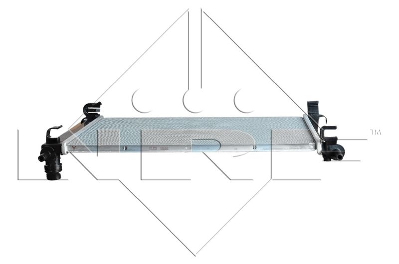 Радіатор, система охолодження двигуна, Ford Fiesta V, Fusion Mazda 2 1.25-1.6 11.01-12.12, Nrf 58274