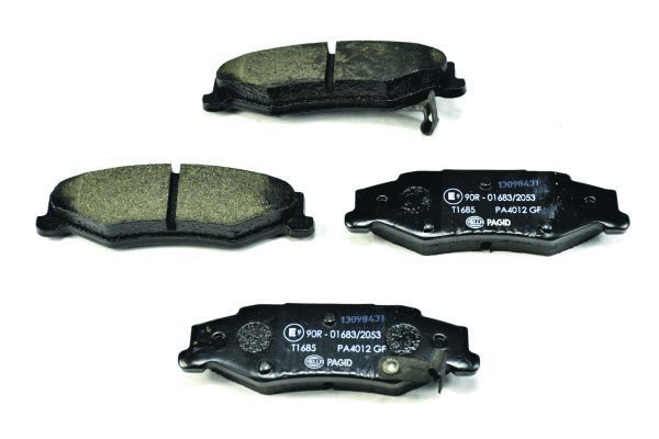 HELLA PAGID 8DB 355 013-191 Brake Pad Set, disc brake