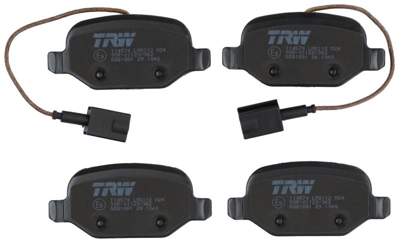 TRW GDB1881 Brake Pad Set, disc brake