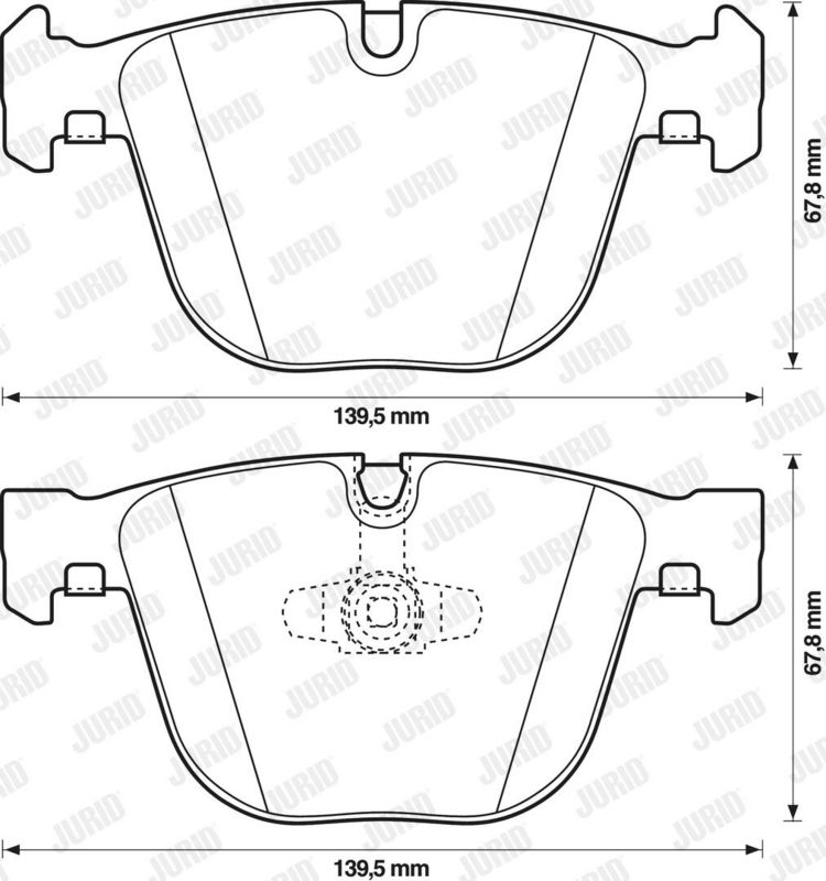 Sada brzdových destiček, kotoučová brzda 573271JC
