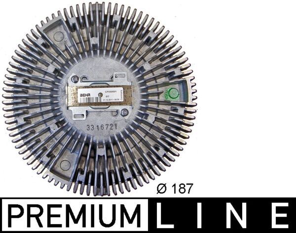Product Image - Koppeling, radiateurventilator - CFC129000P - MAHLE