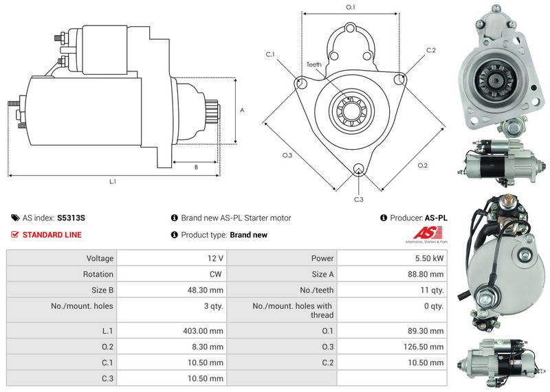AS-PL S5313S Starter