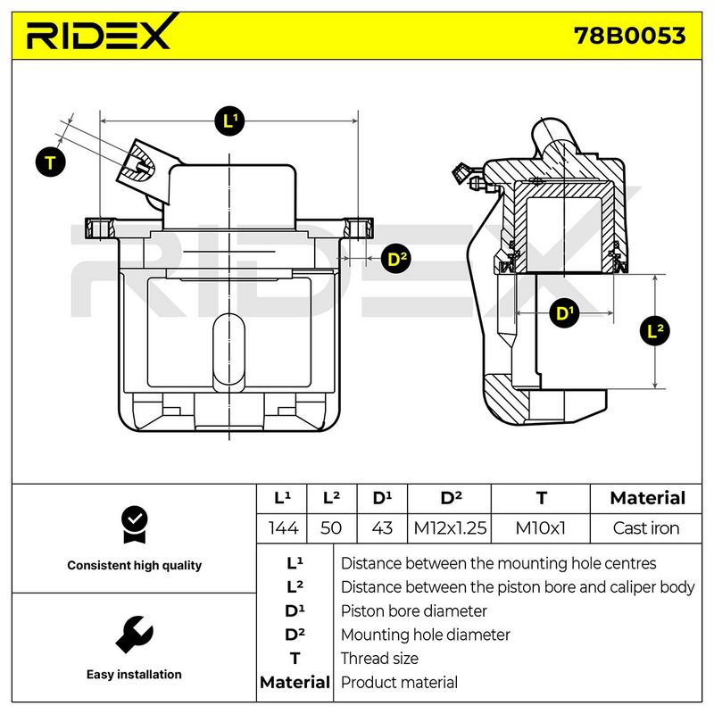 спирачен апарат RIDEX