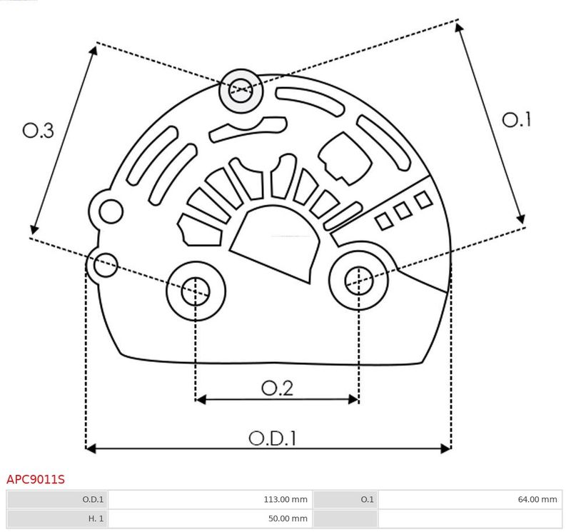 AS-PL APC9011S Protective Cap, alternator
