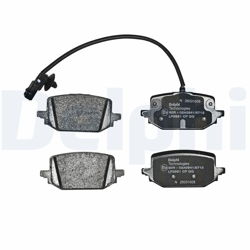 DELPHI LP3951 Brake Pad Set, disc brake