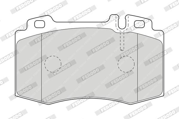 FERODO FDB1661 Brake Pad Set, disc brake