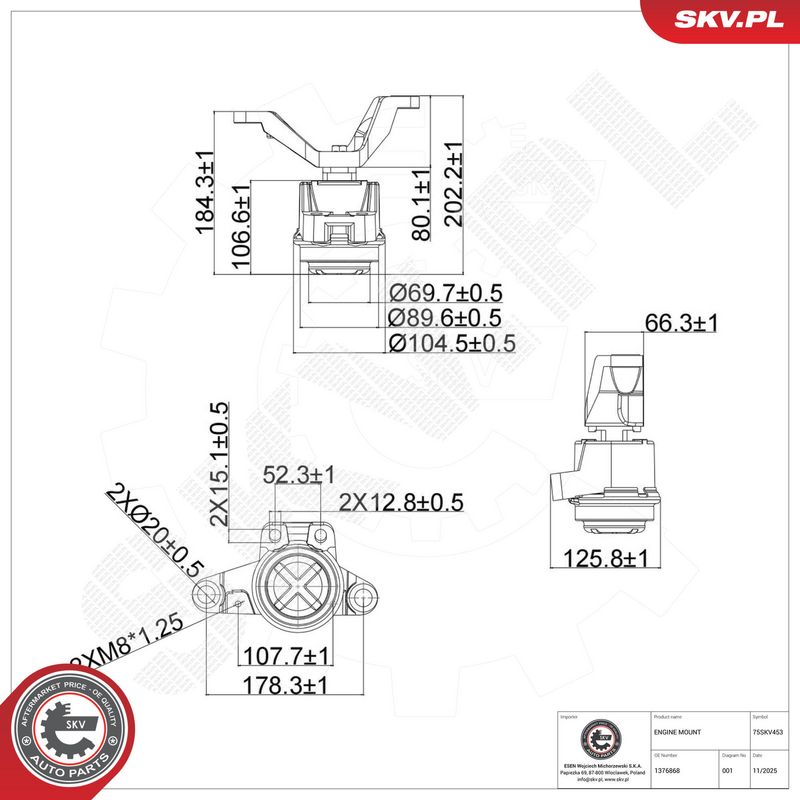 Prekės atitinka OEM kodą: 6G916F012CG