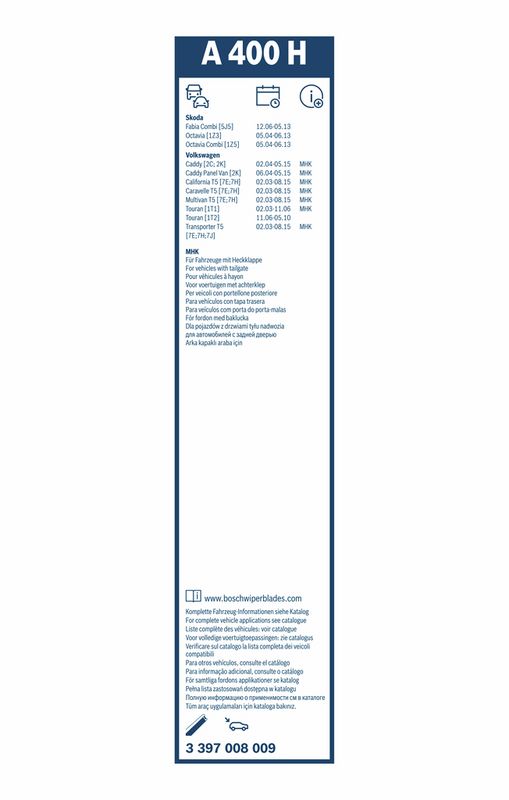 BOSCH Balai d'essuie-glace 3 397 008 009