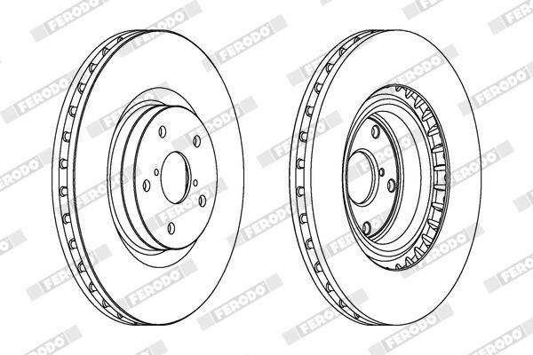 FERODO DDF1749C-1 Brake Disc
