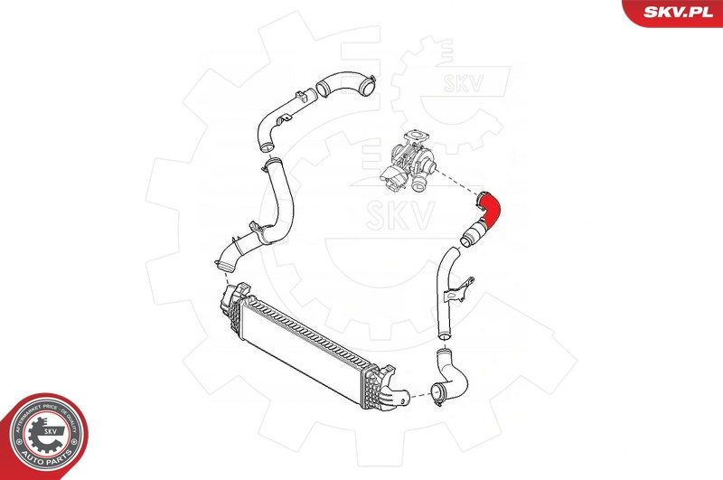 ESEN SKV 24SKV840 Charge Air Hose