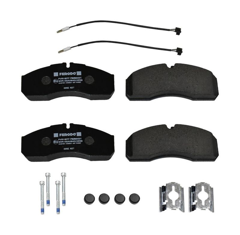 Sada brzdových destiček, kotoučová brzda FVR1977