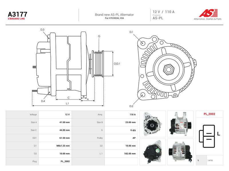 Generaator, AS-PL A3177