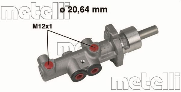 METELLI főfékhenger 05-0404