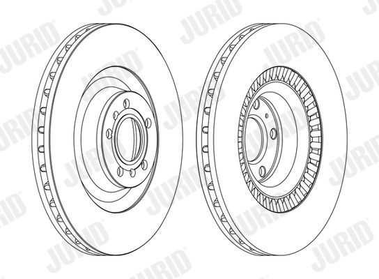 Гальмівний диск, Jurid 562517JC-1