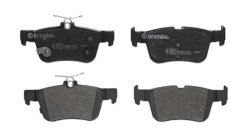 set placute frana,frana disc P 24 217 BREMBO