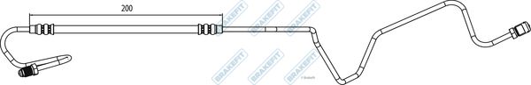 APEC Brake Hose BHO4321