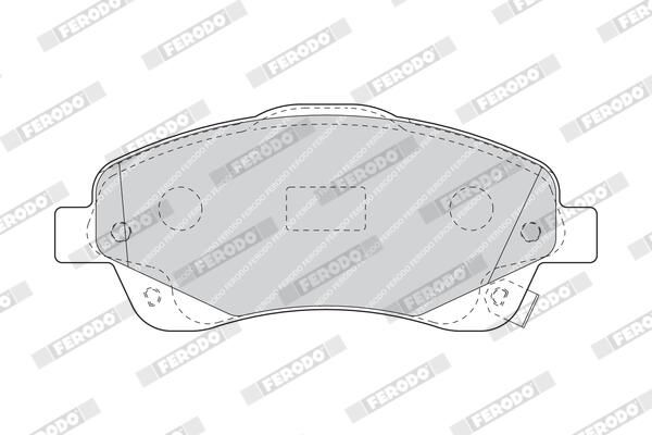 FERODO Plaquettes de frein à disque FDB1648