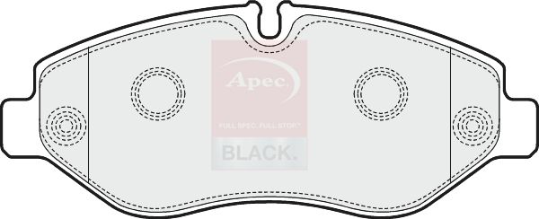 APEC Brake Pad Set, disc brake PAD1597B