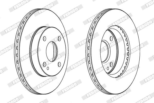 FERODO DDF497 Brake Disc