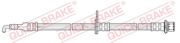 Гальмівний шланг, Quick Brake 50.828