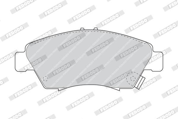 FERODO FDB776 Brake Pad Set, disc brake