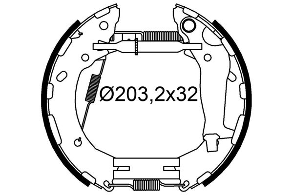 VALEO Remschoenset 554947