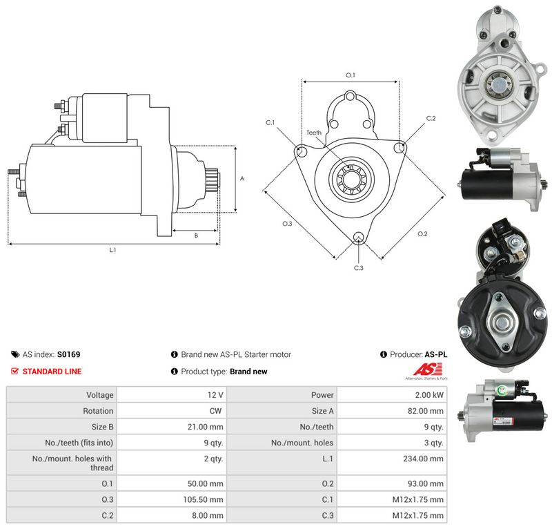 Starter, AS-PL S0169